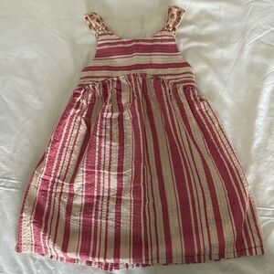 Zara Kids Size 3-4 Years Sleeveless Contrasting Striped Dress